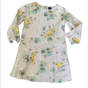 2/40$
GAP tunic dress with bird size 3t  and pockets